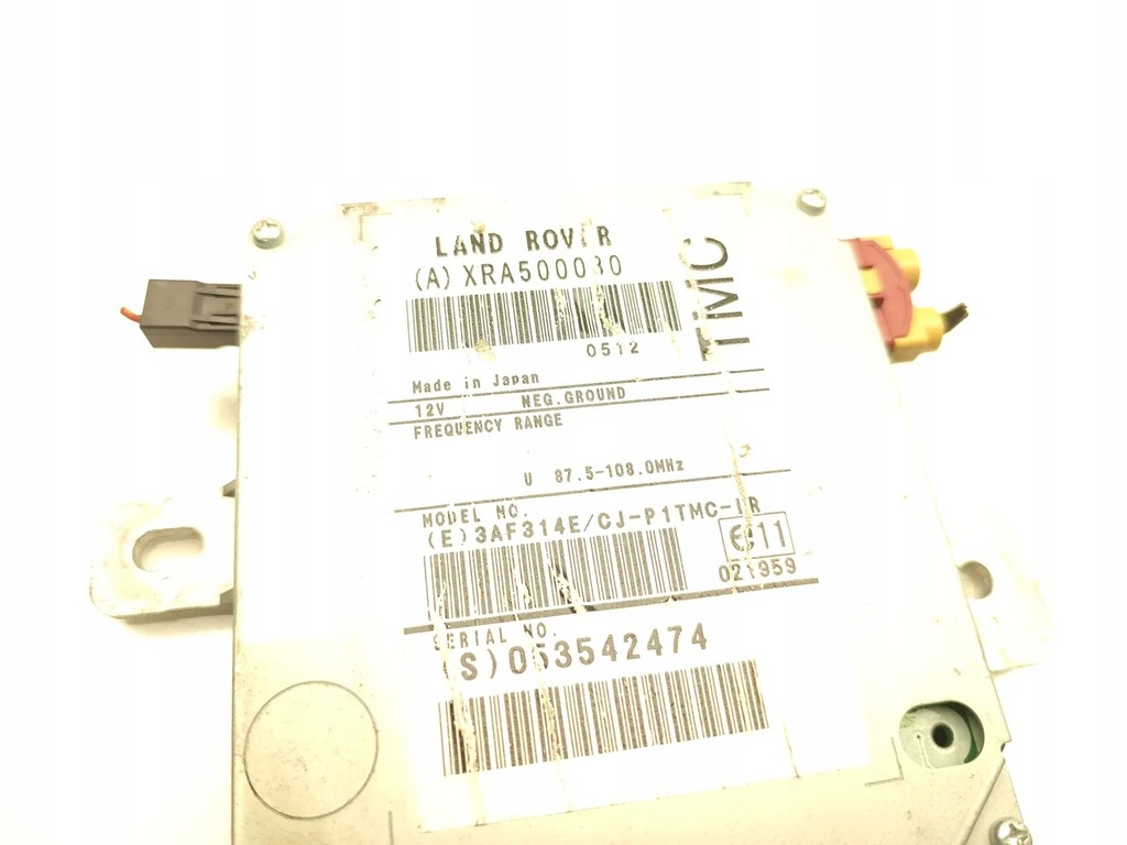 фото №6, Land rover range rover радио cd player. 2006 suv 4/5dr xra500080 02-12