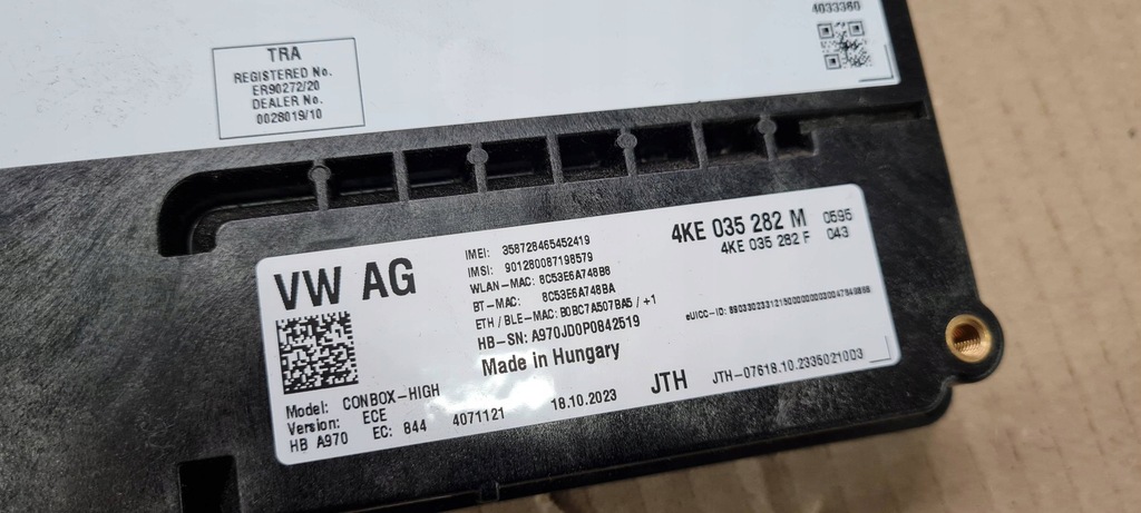 фото №6, Sq8 4m rsq8 q8 модуль блок керування canbox sos 24r 4ke035282m sq7 4m q7