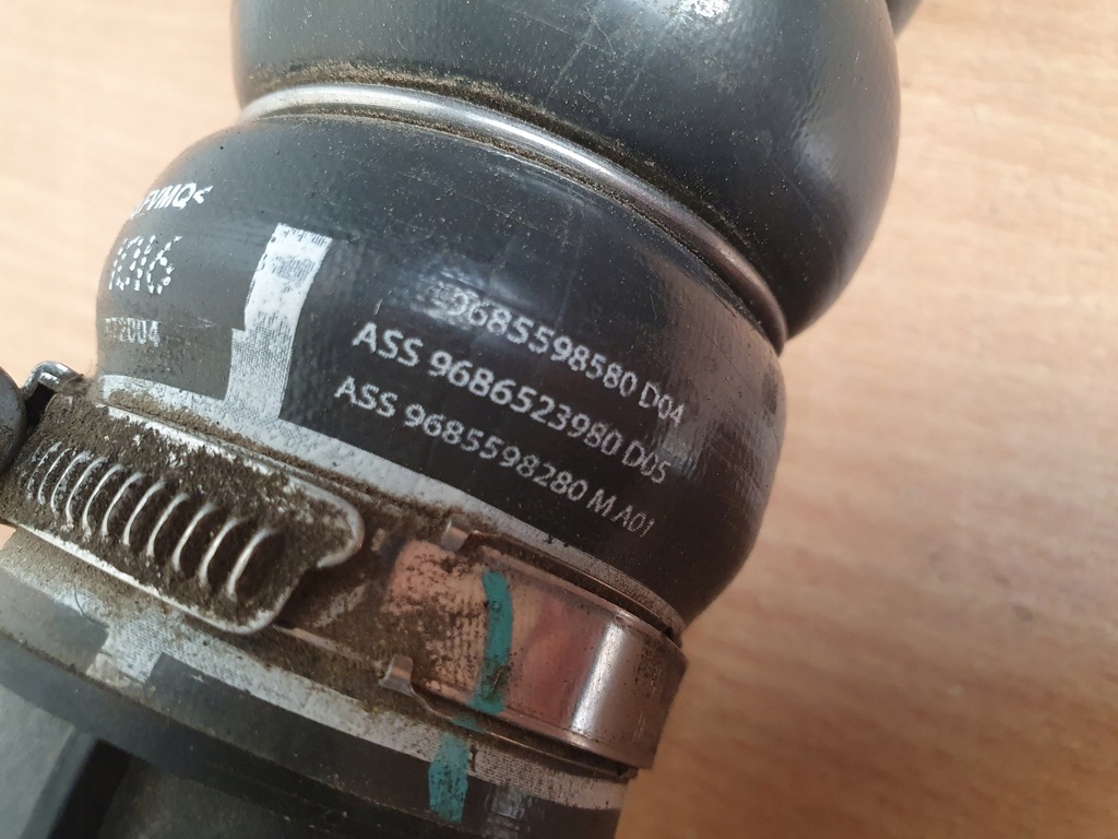 фото №13, Труба шланг турбіни wąż повітря peugeot 208 1.6 ehdi 9685598580