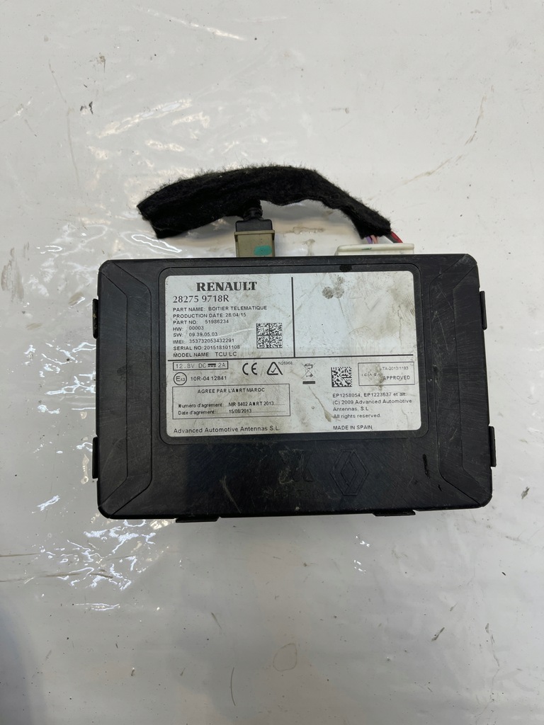 фото №1, Renault captur clio iv модуль tcu 282759718r