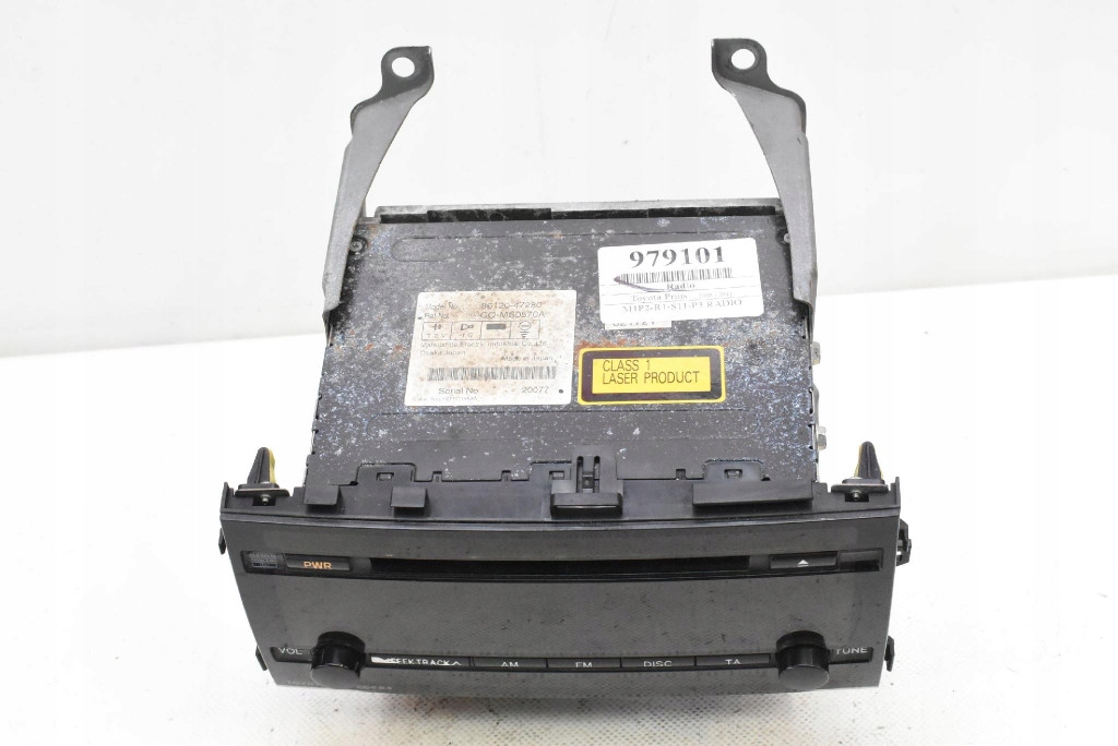 фото №2, Радио радиопроигрыватель cd rds 86120-47280 toyota prius 2 ii xw20 lift 05-11