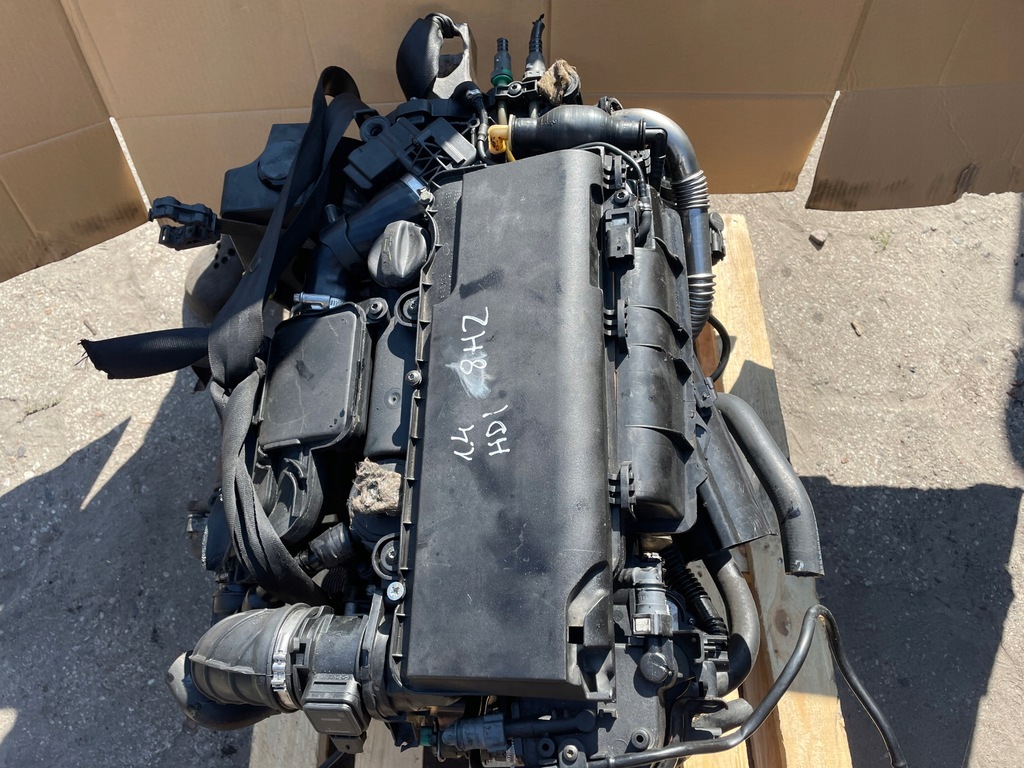 фото №8, Двигатель kompletny peugeot 206 307 207 citroen c2 c3 1.4 hdi 8hz