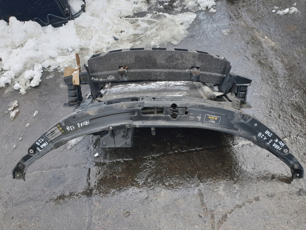 фото №4, Pas передний усилитель передний комплект радиатор skoda fabia ii 1.2 бензин