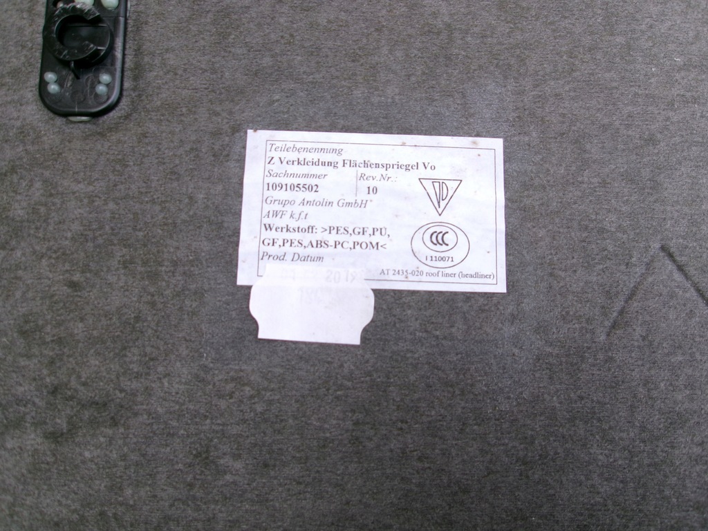 фото №10, Porsche 911 model 992 s cabrio дах обшивка чорний