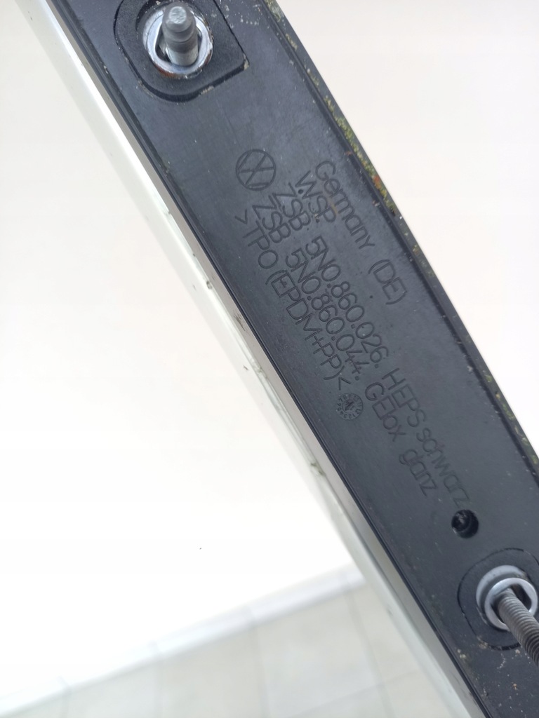 фото №5, Vw tiguan 5n0 рейлинг рейлинги правый хром + уплотнители резинки