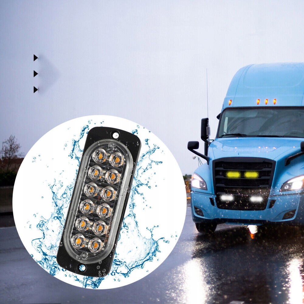 фото №11, Лампа габаритна strobo led 12-24v дистанційний керування