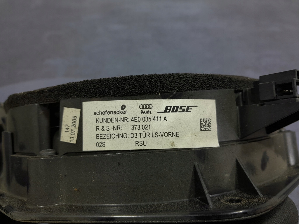 фото №13, Audi a8 d3 динаміки сабвуфер підсилювач bose 4e0035411h