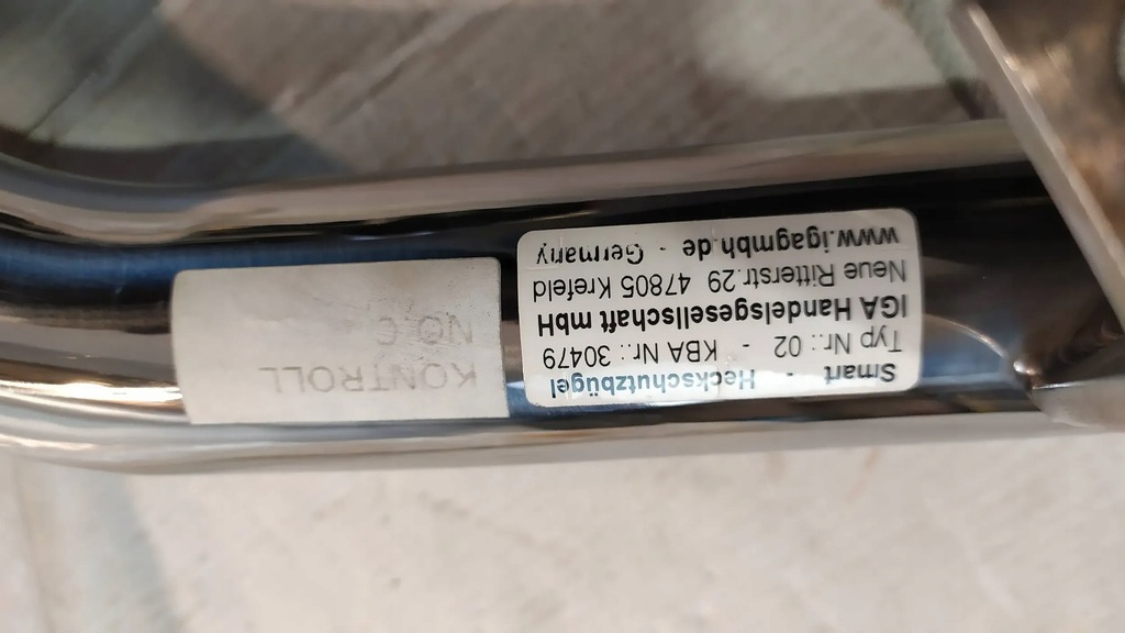 фото №8, Трубопровод задняя smart fortwo