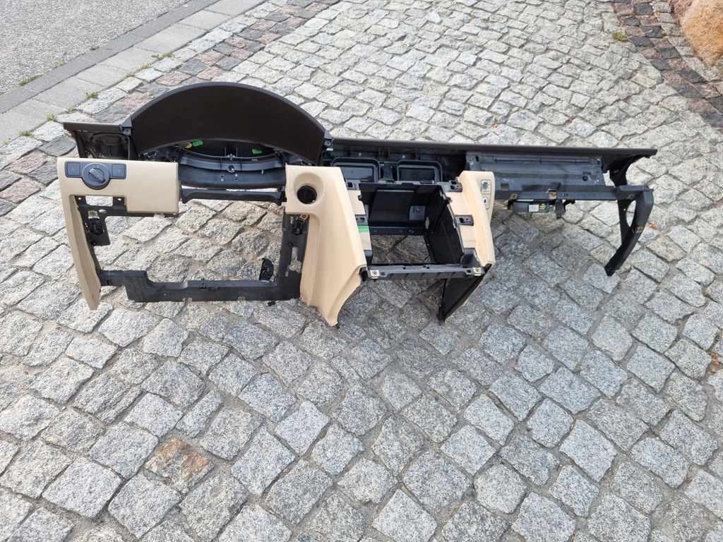 фото №6, Vw phaeton приборная панель консоль pulpit подушка безопасности коричневая