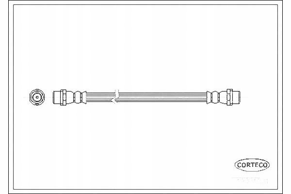 фото №2, Corteco шланг гальмівний mercedes sprinter 4-t 41