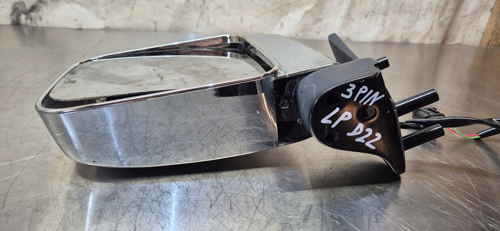 фото №7, Nissan navara зеркало левая 3-pin хром d22 состояние bdb