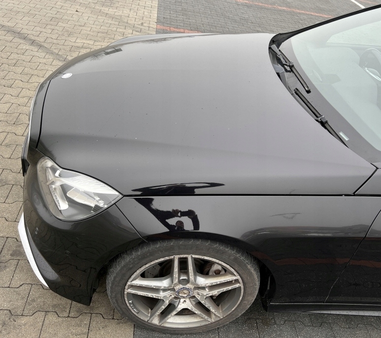 Капот крышка двигателя оригинальный номер mercedes w212 рестайлинг  2013r цвет c197 Доставка