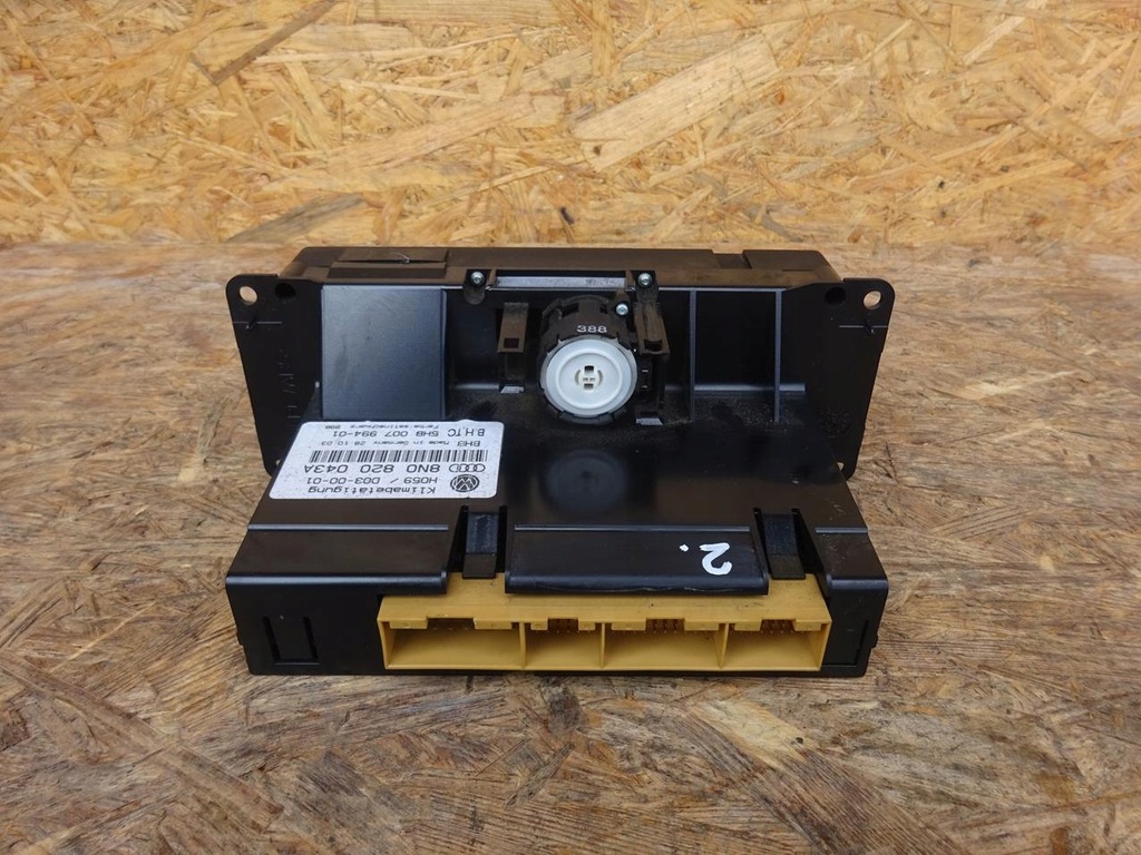 фото №12, Audi tt 8n 98-05 панель кондиционера 8n0820043a