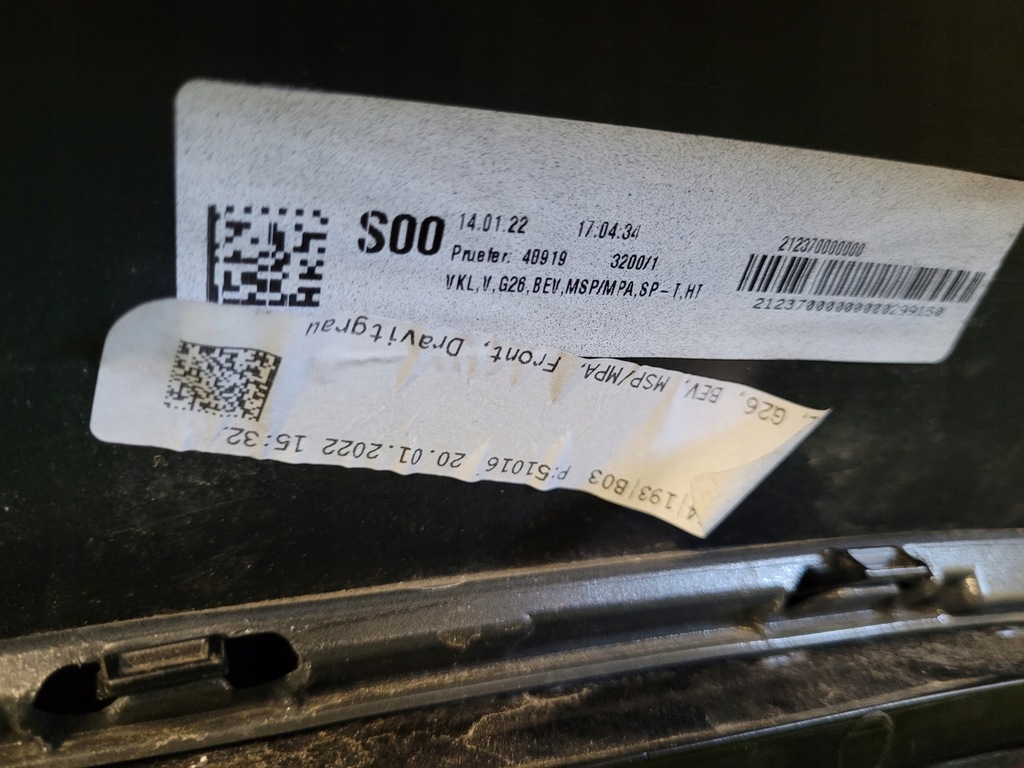 фото №13, Bmw g26 4 iv i4 msp mpakiet m-pakiet бампер перед передній решітка радіатора atapa решітка радіатора