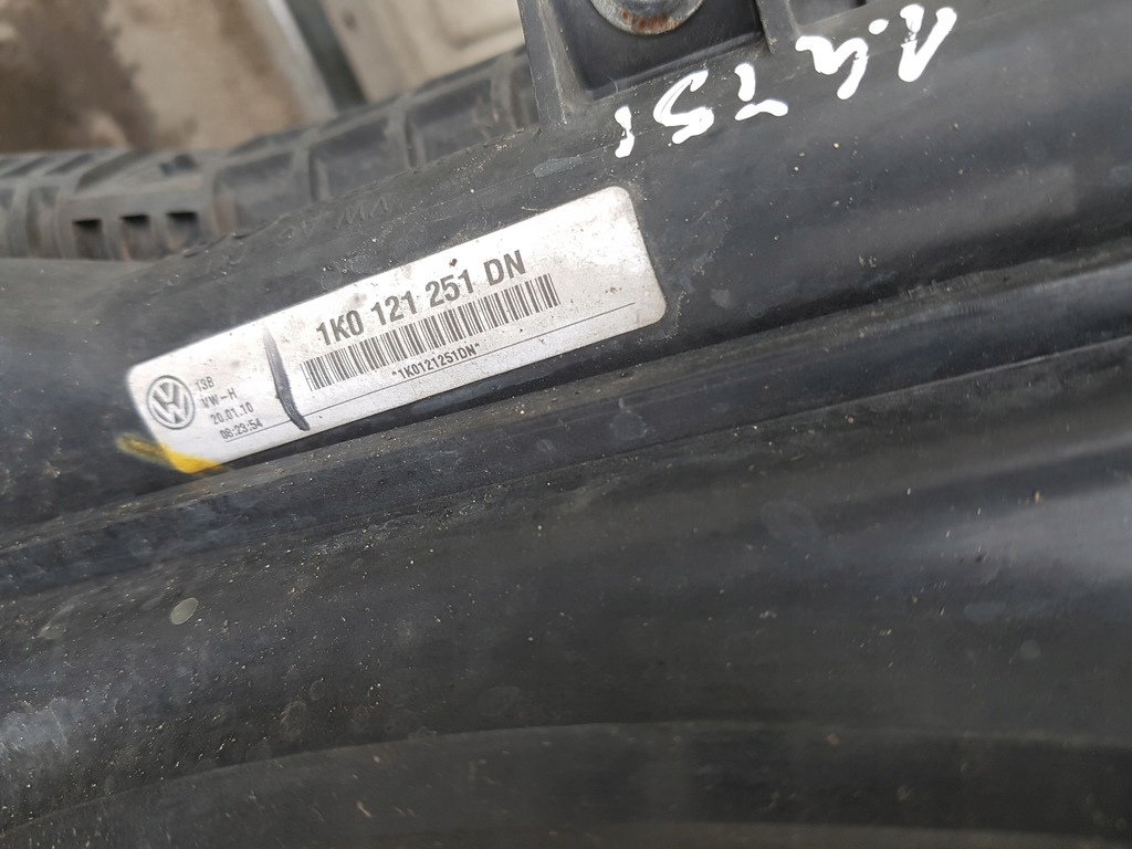 фото №7, Vw eos lift 10r- 1.4 tsi радиатор вентиляторы