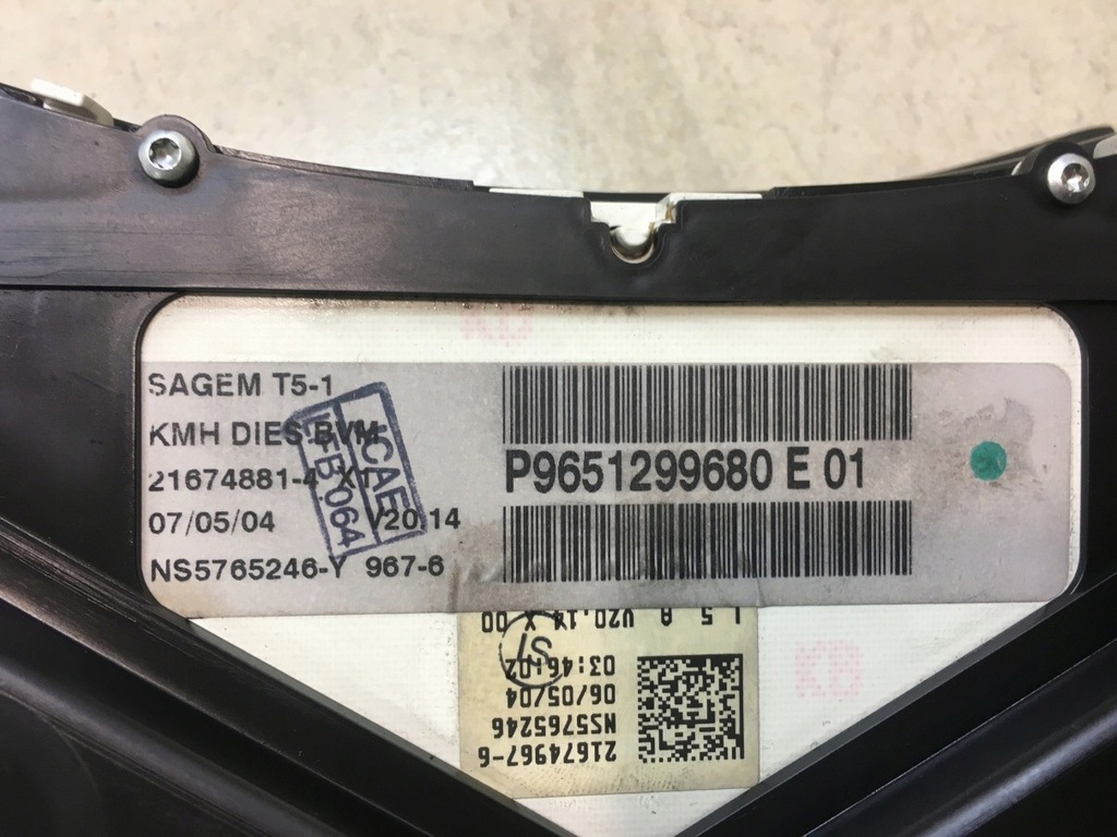 фото №5, Лічильник прилади peugeot 307 2.0 hdi 9651299680