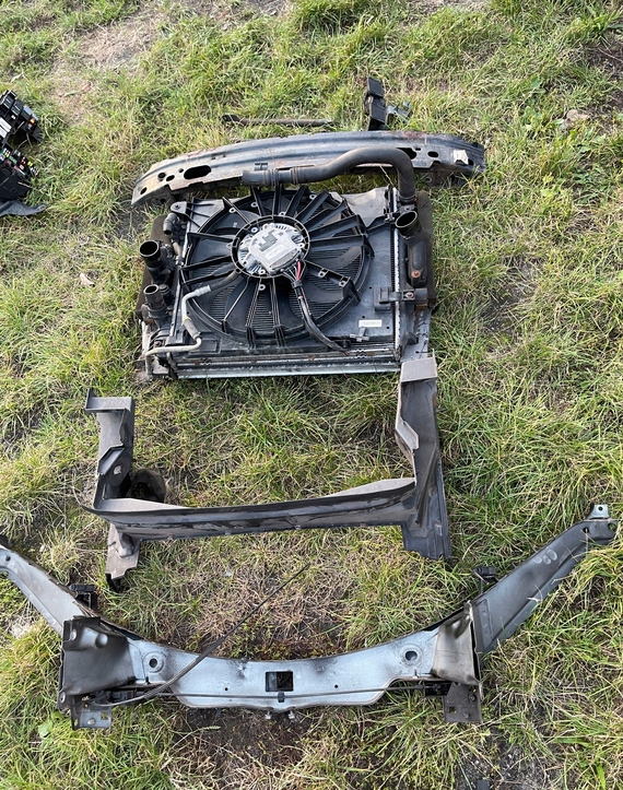 фото №6, Pas передній комплект радіатор вентилятор радіатор jaguar xf lift 2.2 x250