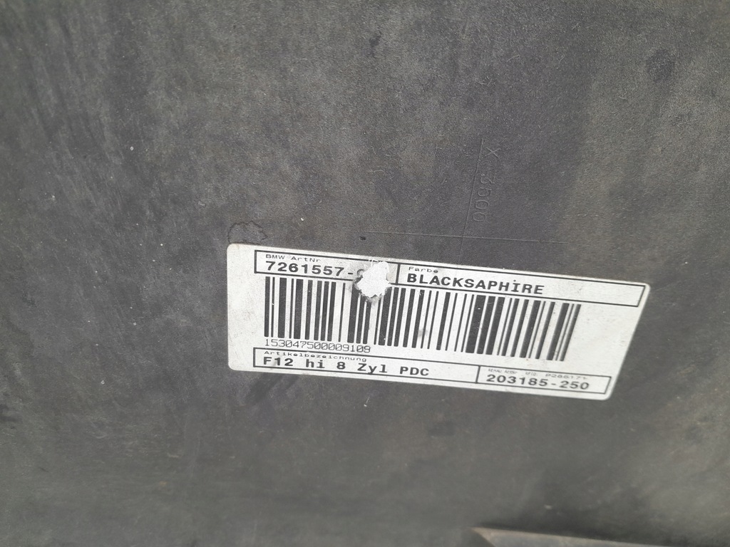 фото №9, Kompletny бампер pdc задня задній 7261557 bmw m6 6 f12 f13 12-