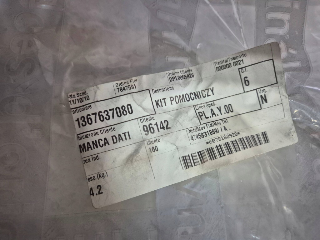 фото №9, Труба повітрозабірник повітря 1366233080 / 1367637080 citroen jumper фургон 2.2 d 08