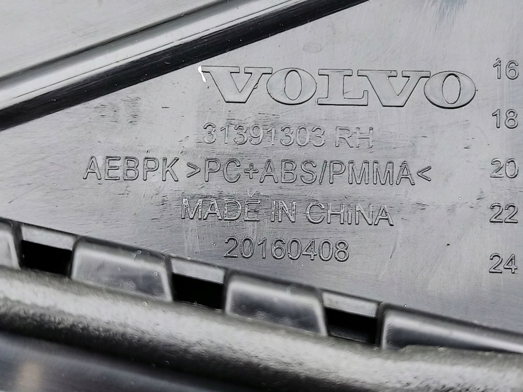 фото №9, Volvo s90, v90 2018 молдинг скло задній 31391303