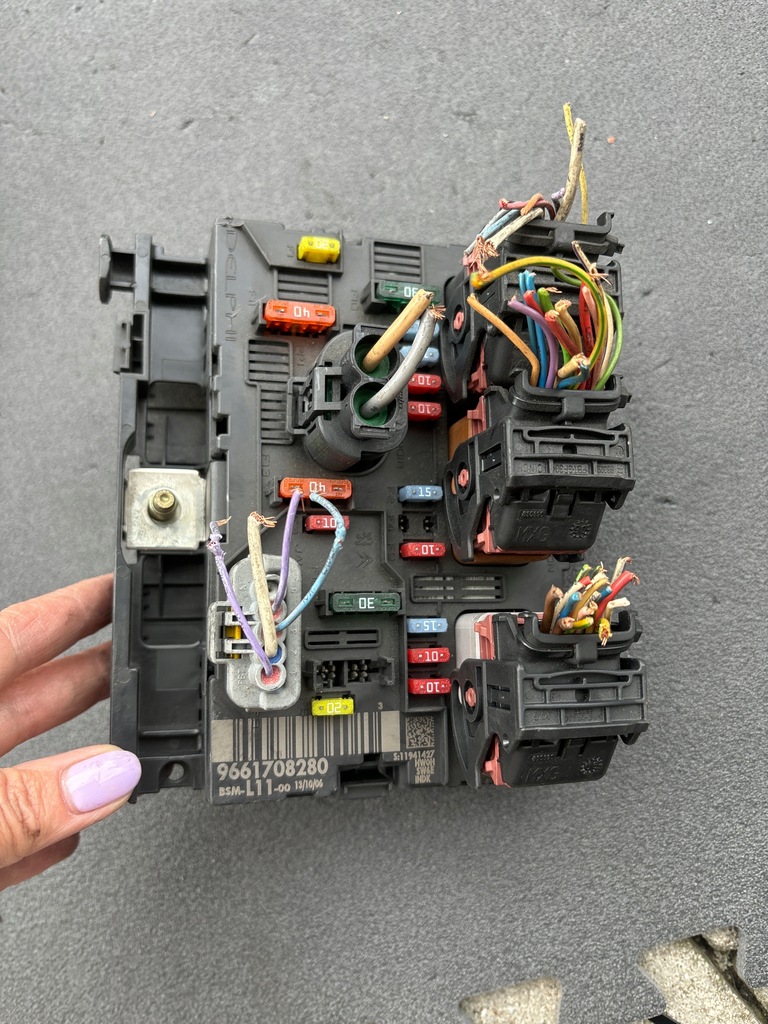 фото №1, Peugeot 307 модуль bsm 9661708280 l11
