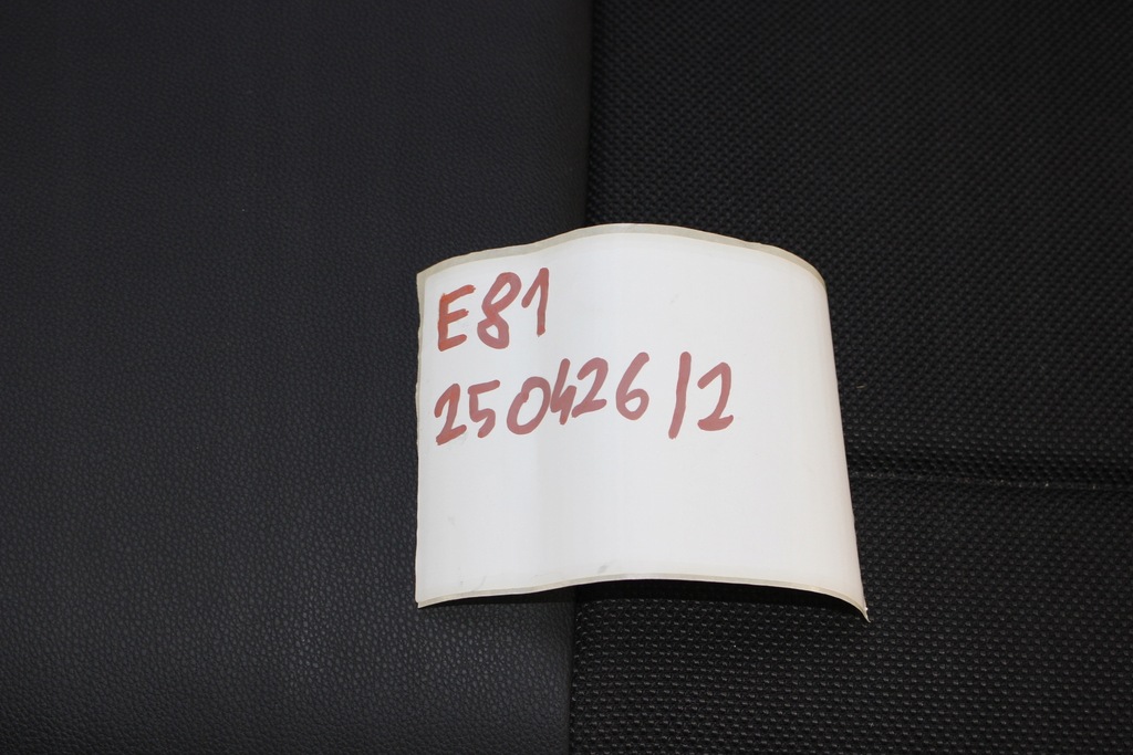 фото №8, Заднее сиденье сиденье спинка задняя bmw e81 полукожа 6984878