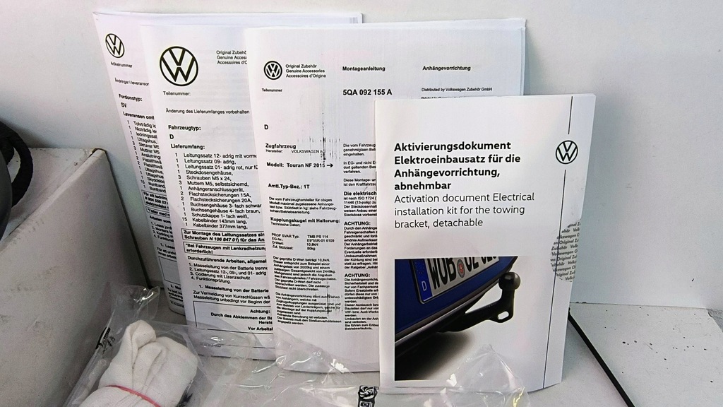 фото №8, Електропроводка джгут модуль фаркоп volkswagen touran ii 15-