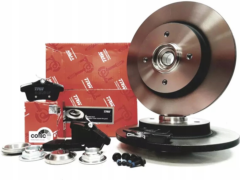фото №1, Trw тормозные диски+ тормозные колодки задняя citroen c4 ii ds4 ds5 268mm