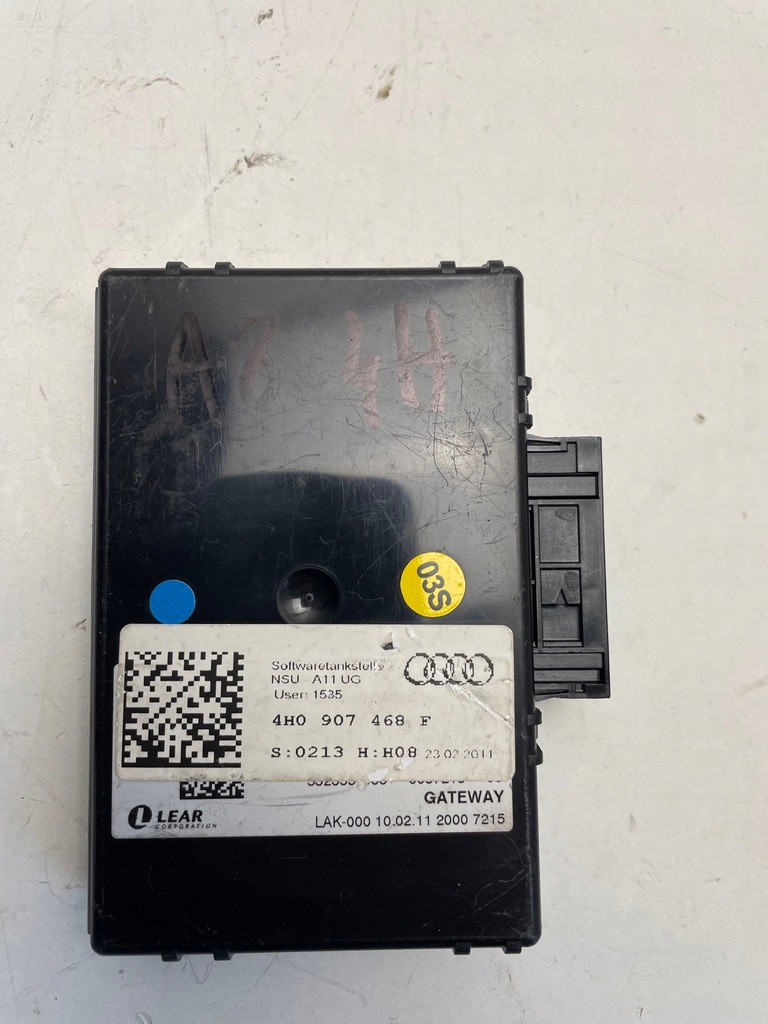 фото №7, Audi a8 d4 long модуль блок керування шлюз 4h0907468f