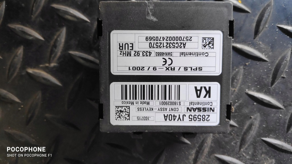 фото №1, Модуль блок управления renault koleos i 28595jy40a