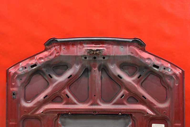 фото №9, Капот крышка двигателя czerwona subaru forester 2 ii lift 05-08