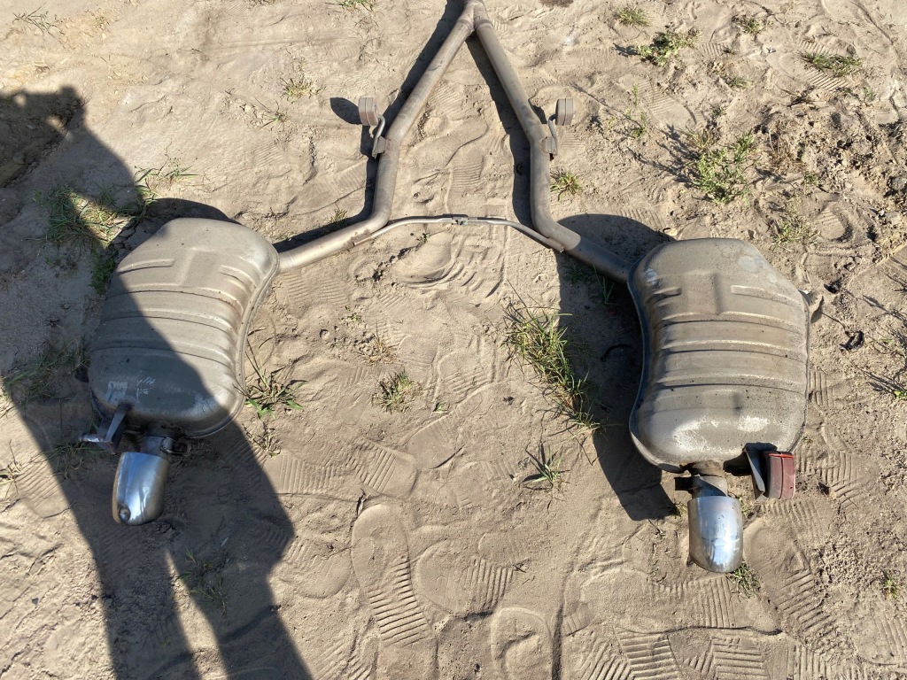 Audi a8 d3 3.0 tdi гаситель конечный выхлоп комплект Киев