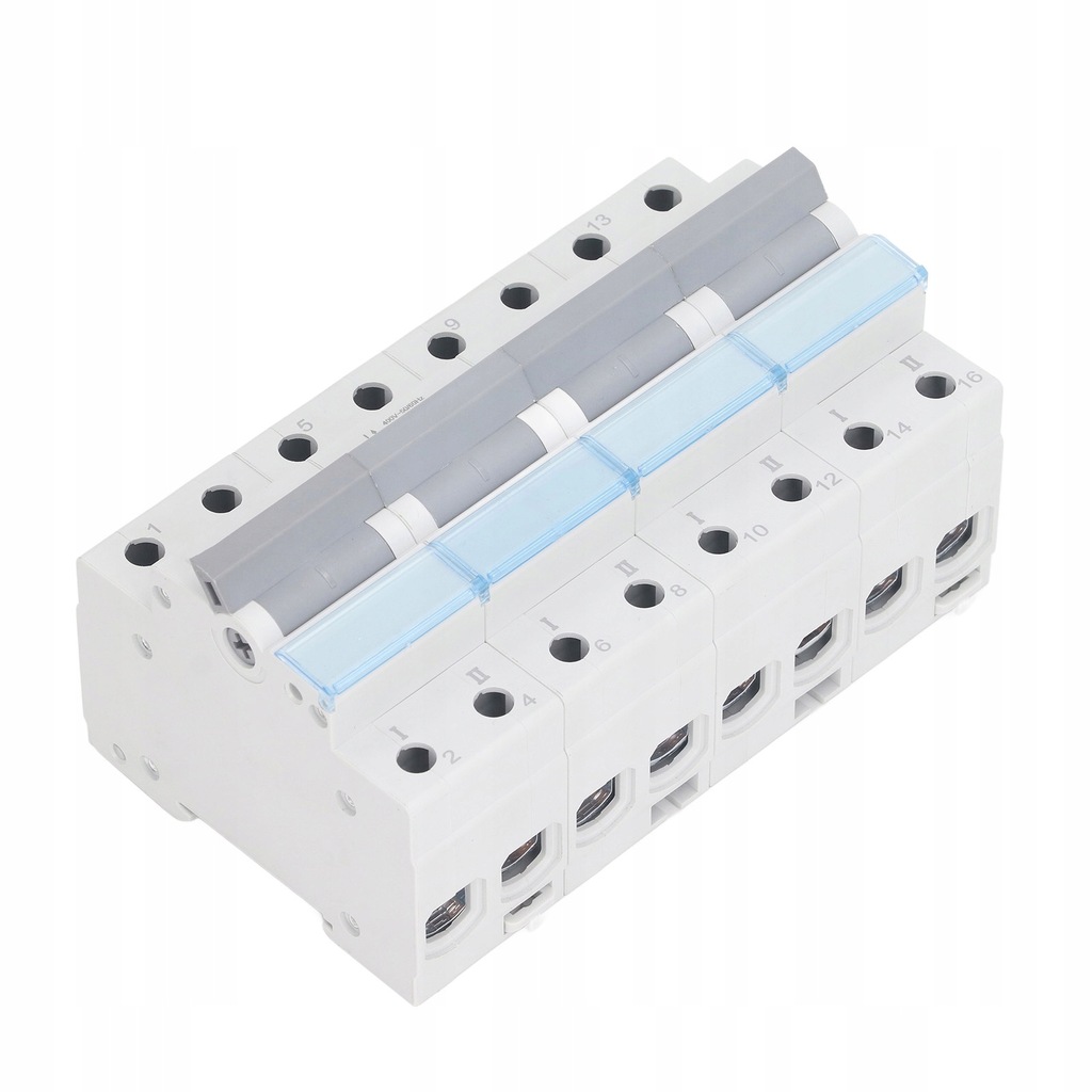 фото №6, 400 vac подвійний перемикач перемикача din din rail кронштейн po jedno hy