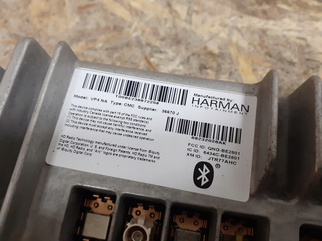 фото №4, Pacifica 2016- підсилювач радіо harman gps 68232026ak