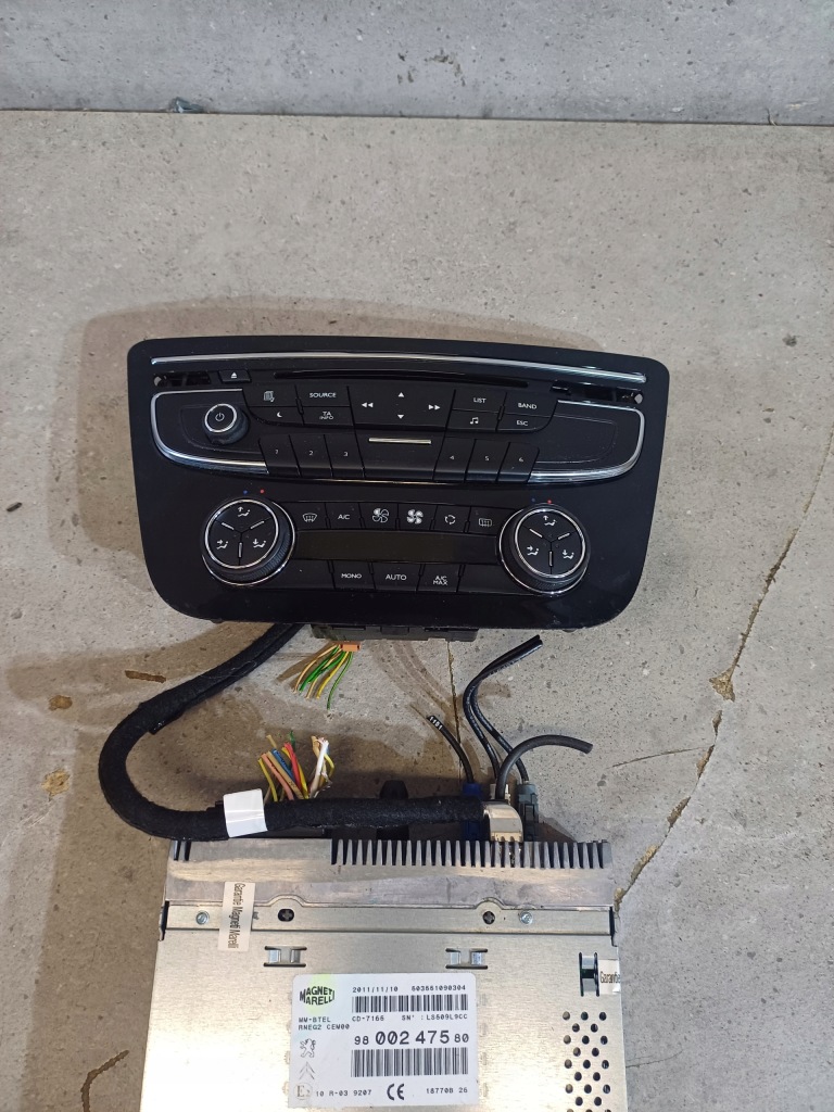 фото №7, Радіо , навігація peugeot 508 i nr. 9800247580 комплект