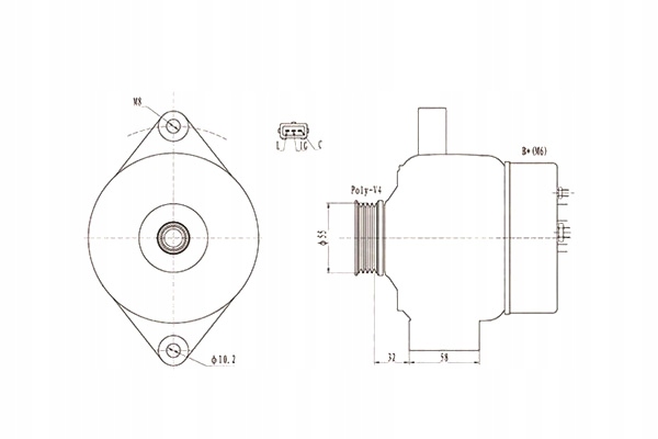 фото №2, Генератор suzuki li magneti marelli