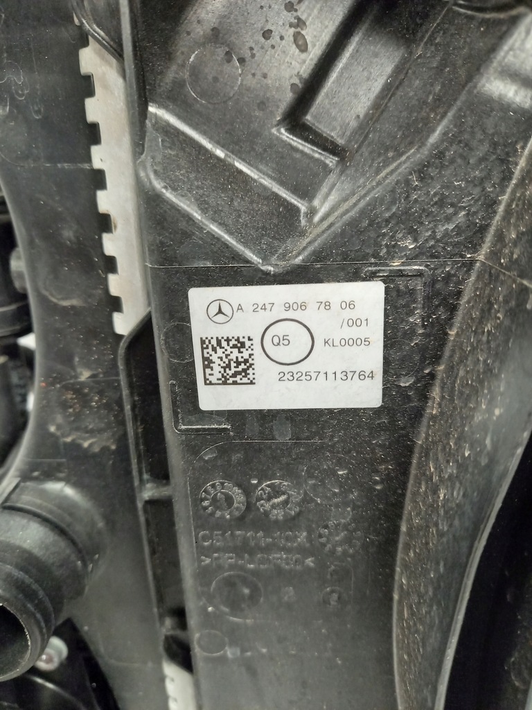 фото №11, Mercedes gla glb 117 118 247 радіатор радіатор комплект вентилятор вентилятор