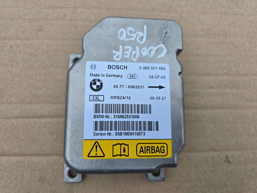 Купити Модуль датчик подушка безпеки mini cooper r50, r53 0285001682