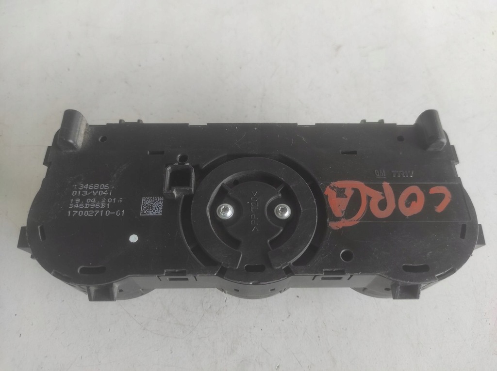 фото №6, Панель кондиционера opel corsa e / 17002710-01