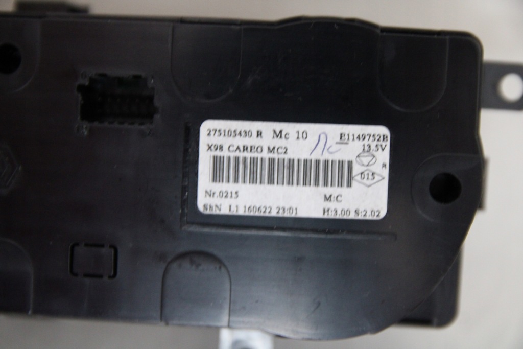 фото №3, Панель кондиционер кондиционера renault clio iv captur i