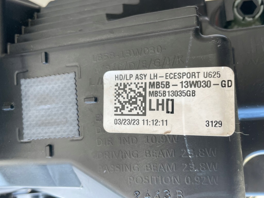 фото №14, Ford explorer full led 2020 mb5b-13w030-gd лампа левая передняя