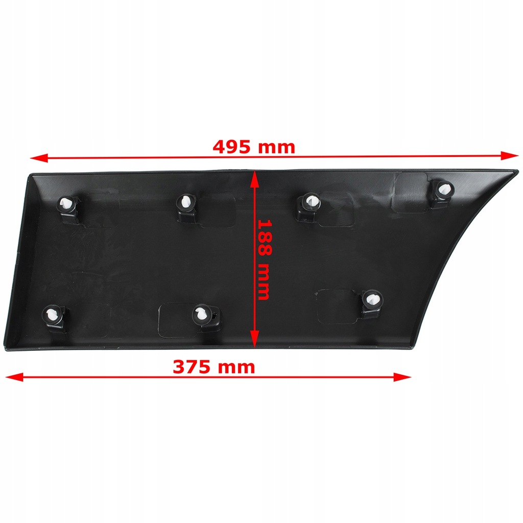 фото №3, Молдинг бічна права przed колесом renault master iii