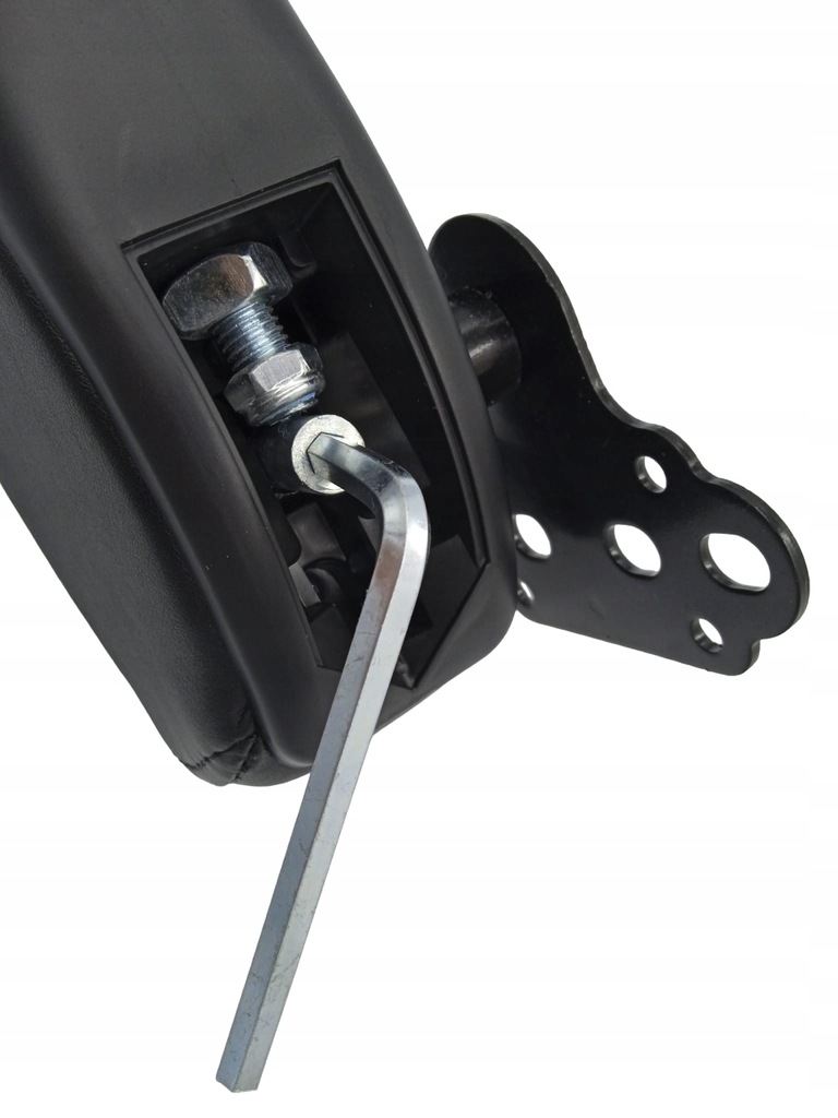 фото №9, Підлокітник універсальний автомобільний - чорний лівий