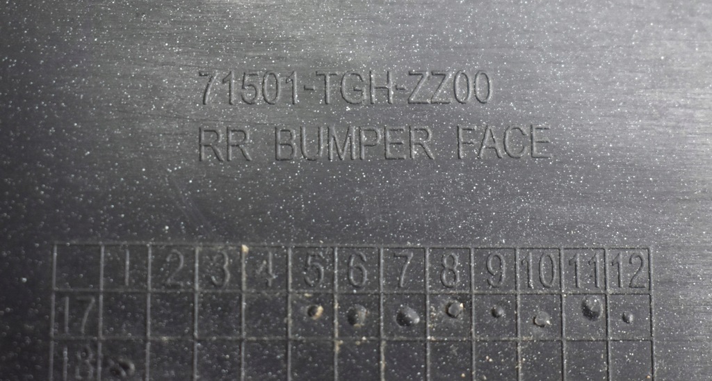 фото №8, Honda civic x type r бампер задняя задний org + dół