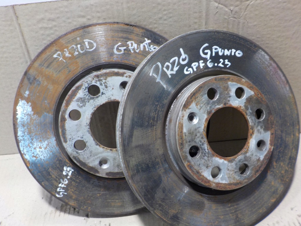 фото №10, Fiat grande punto 2006r 1.2b гальмівні диски гальмівні перед 22,3mm grubości