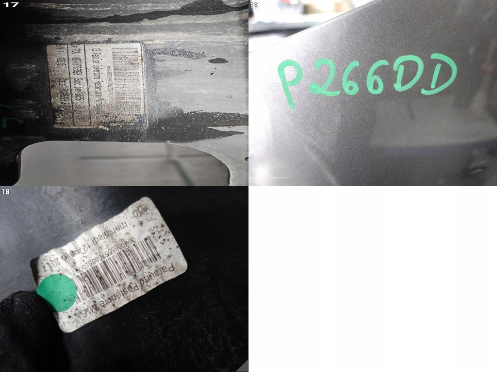 Maserati levante m161 16- бампер бампер + спойлер дифузор задня Оригінал