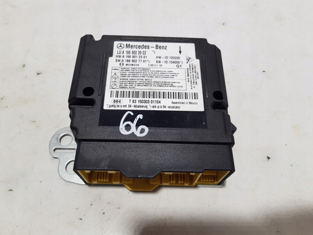 фото №1, Mercedes gl x166 ml w166 gle датчик модуль подушок подушка безпеки a1669003903