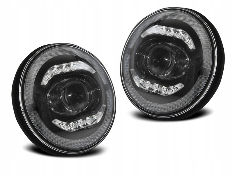 Купить Фонари передние angel eyes led jeep wrangler 96-18