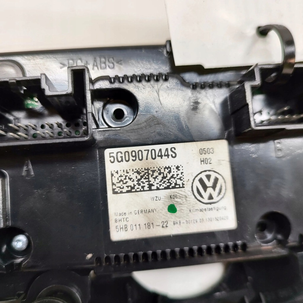 фото №8, Volkswagen golf vii 2013 перемикач / вимикач обдув вентилятор