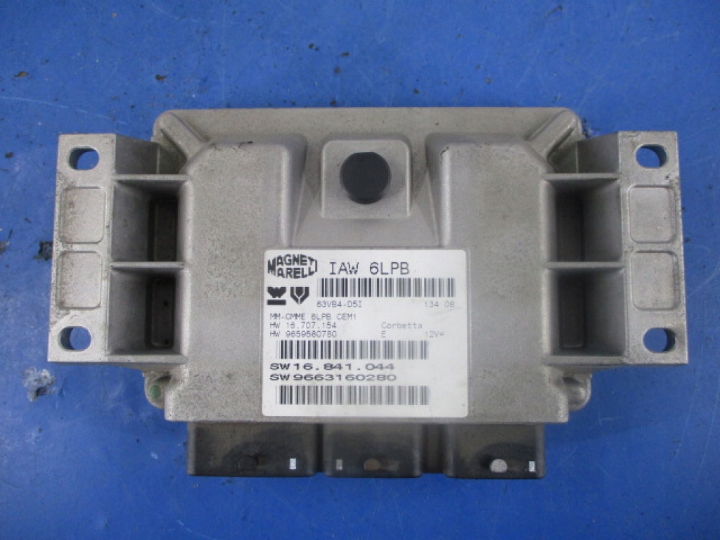 фото №6, Peugeot 407 1.8 16v ew7af бортовий комп'ютер двигуна 9663160280 iaw6lpb